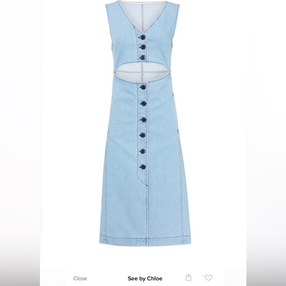 See by Chloé denim dress - Picture 2 of 4